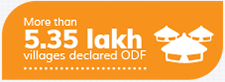 More than 5.35 lakh villages declared ODF